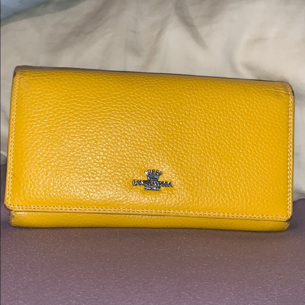 Yellow wallet